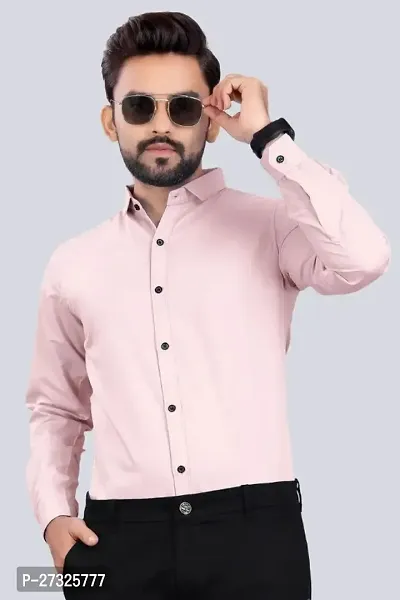 Trendy Cotton Blend Casual Shirts For Men-thumb0