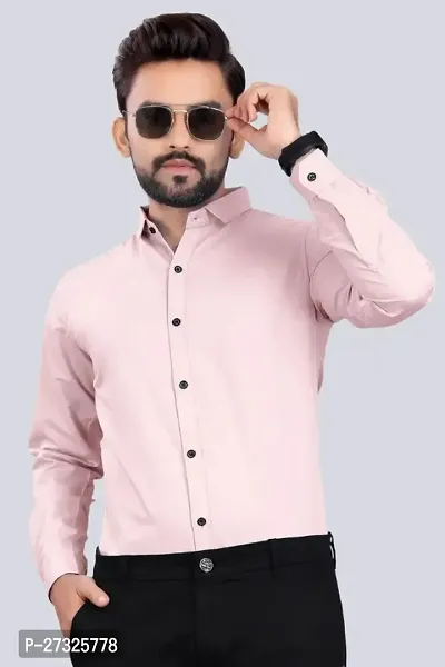 Trendy Cotton Blend Casual Shirts For Men-thumb0