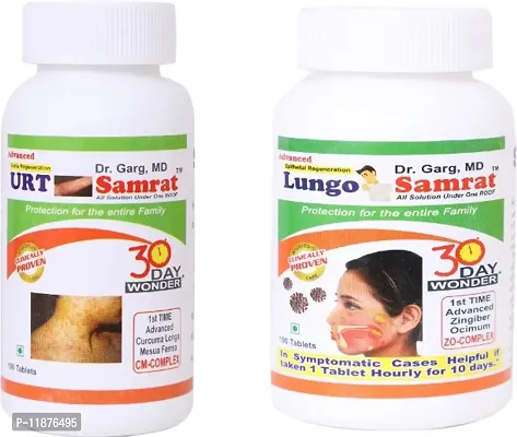 Itching/Coloured welt on the skin/Swelling - DR. Gargs M.D. URT Samrat Tablets combo Adenoids/Tonsils/Throat Infection/Sinus