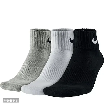 Man's Style Ankle Length cotton socks pack of 3-thumb0