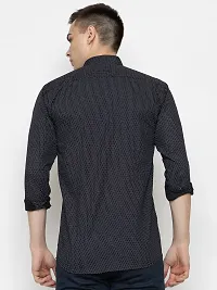 Reliable Black Cotton Long Sleeves Casual Shirt For Men-thumb2