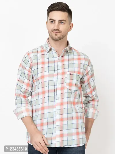 Reliable Multicoloured Cotton Long Sleeves Casual Shirt For Men