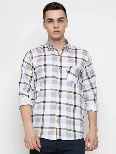 Stylish Checked Casual Shirt For Men