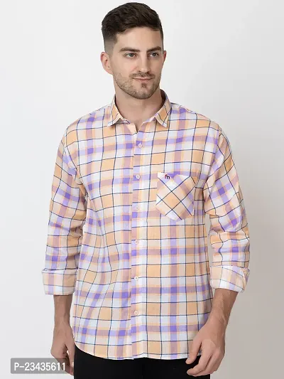 Reliable Multicoloured Cotton Long Sleeves Casual Shirt For Men