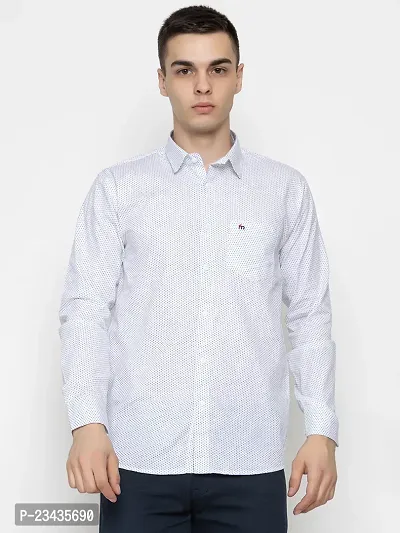 Reliable white Cotton Long Sleeves Casual Shirt For Men