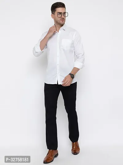 Reliable Cotton Solid Long Sleeves Casual Shirts For Men