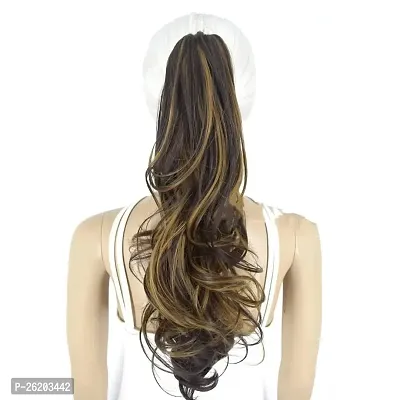 Highlight Step Cutting Clacher Pony Tail Hair Extension Synthetic Hair For Women-thumb3