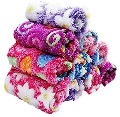 Microfiber Good Look Very Very Soft and Thick, Face Hanky, Face Towels, Multi Color || Pack of 12 ||