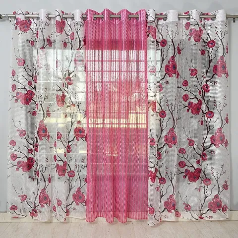 9ft Set Of 3 Door Curtains