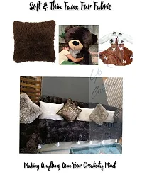 Yo Comfort Unstitched Fur Fabric. Use: Soft Toys, Cushions, Dresses, Jackets, Home Furnishing Etc.-thumb2