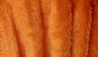 Yo Comfort Unstitched Fur Fabric. Use: Soft Toys, Cushions, Dresses, Jackets, Home Furnishing Etc. (1M, Light Brown)-thumb1