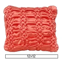 Yo Comfort Peach Line Square Satin Cushion 12x12-thumb3