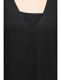 Black Colour  Regular Length Cotton Casual  Tops-thumb3