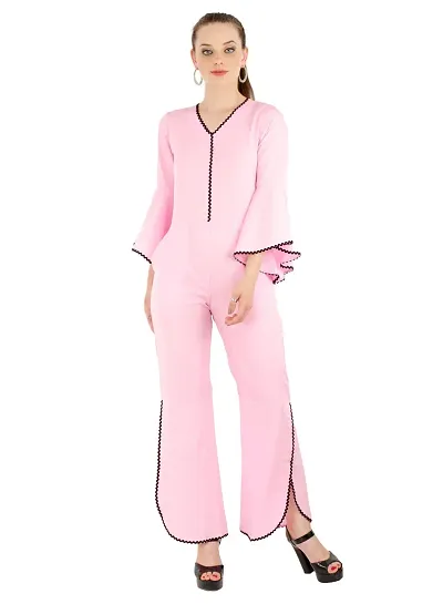 Women's Crepe Casual Jumpsuit