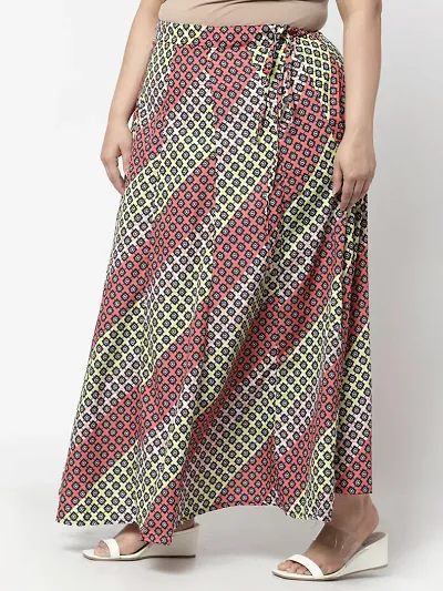 Printed Maxi skirt