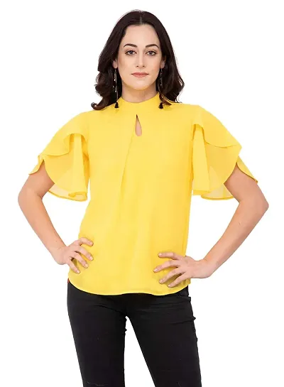 Women Solid Regular Length Fitted Top