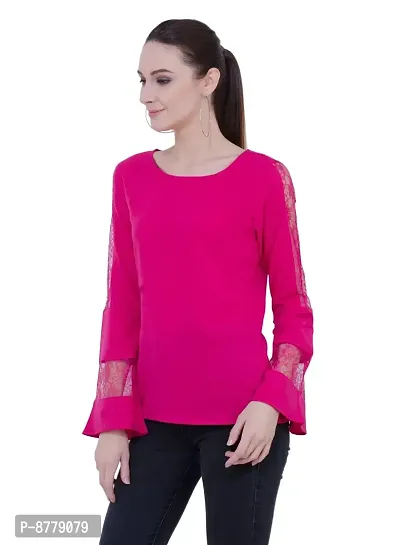 Women Solid Regular Length Fitted Top