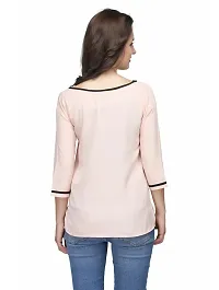 Karmic Vision Women's Regular Shirt (SKU000204_Beige XL)-thumb2