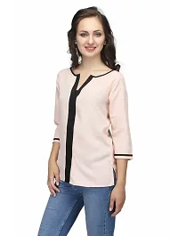 Karmic Vision Women's Regular Shirt (SKU000204_Beige XL)-thumb1