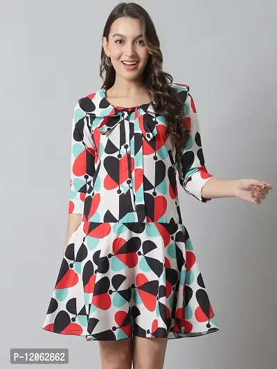 Stylish Fancy Crepe Mini Length Dresses For Women