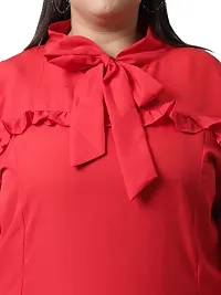 Trendy  Solid Aline Full Sleeve Women Maxi Dress-thumb4