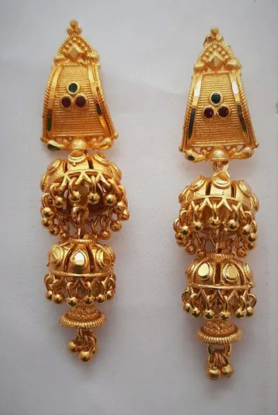 Beautiful Plated Jhumka for women