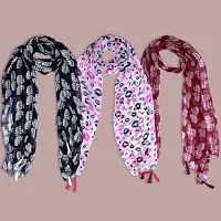 Duobrii Women's Printed Georgette Fancy Stylish Stoles/Scarf-Pack Of 3 (B_C_13202493_Multi84_Free Size)-thumb1