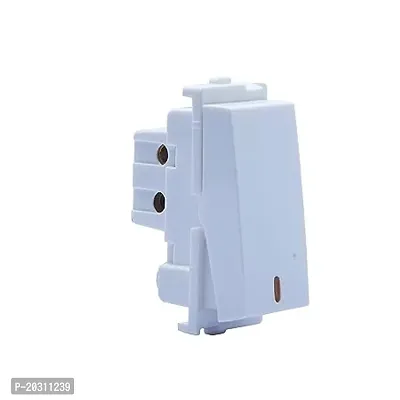 Premium Quality 6A One Way Switch With Indicator, White