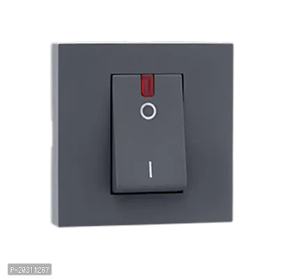 Premium Quality 32 A Dp Switch With Ind (Soot Black)