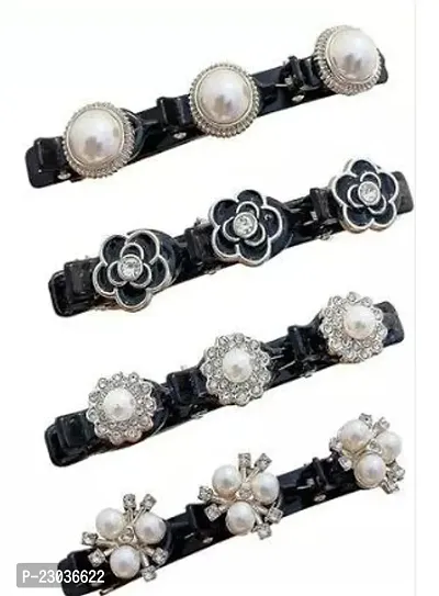 Hair Accessories Metal Handmade Crystal With Pearls Fancy Party Hairband Hair Accessories For Girls And Women-thumb0
