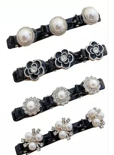 Hair Accessories Metal Handmade Crystal With Pearls Fancy Party Hairband Hair Accessories For Girls And Women