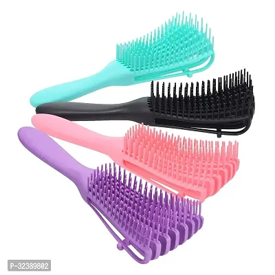 Hair Brush for Curly Thick, Long Hair, Scalp Massager Comb - 1pc-thumb0