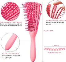 Hair Brush for Curly Thick, Long Hair, Scalp Massager Comb - 1pc-thumb4