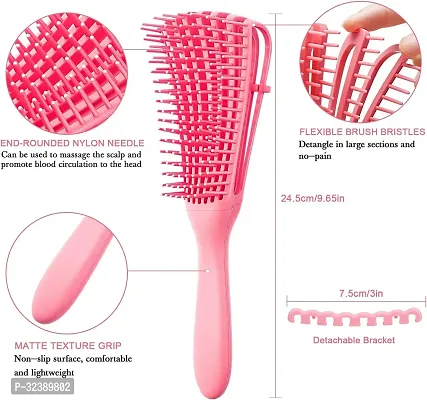 Hair Brush for Curly Thick, Long Hair, Scalp Massager Comb - 1pc-thumb5