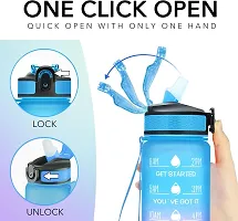 2Mech Motivational Time Marker, Leakproof School for Kids Adults 1004 ml Bottle (Pack of 1, Multicolor, Plastic)-thumb2