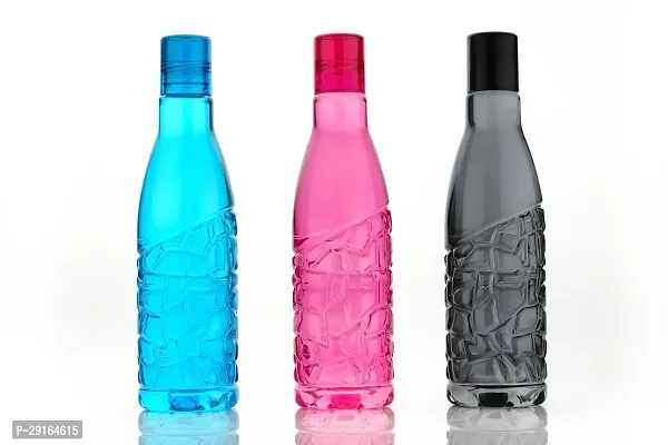 Stylish Plastic Fridge Water Bottle Set Of 3-thumb2