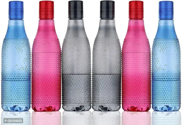 Flipkart SmartBuy Bottle set for school, office and fridge bottle set 1004 ml Bottle (Pack of 6, Multicolor, Plastic)