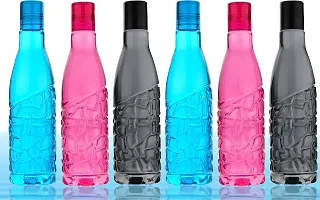 Stylish Plastic Fridge Water Bottle Set Of 6-thumb1