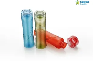 Flipkart SmartBuy unique design Fridge Bottle Set of 3, Office Bottle /Gym Bottle 1000 ml Bottle (Pack of 3, Multicolor, PET)-thumb1