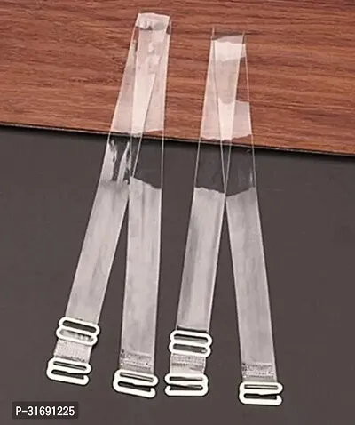 ManHan Sequin Bra Straps Clear Pack of 6-thumb0