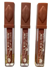 MISS LIRENN Matte Lip Gloss, Light Weight, Non-Sticky, Smudge Proof, Multicolor, Strawberry Flavour, 6 ML, Pack of 6 | Lip_Gloss_3 (D3+D4)-thumb2