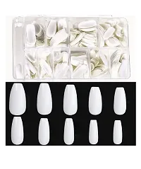 Artificial Nail Set with Glue, Nail Set of 100 Pieces, Reuse, Remove and Change Styles Frequently and Easily, Fit Well to Your Natural Nail, Reusable-thumb4