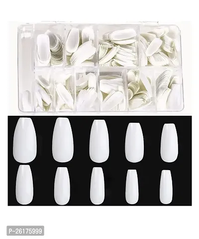 Artificial Nail Set with Glue, Nail Set of 100 Pieces, Reuse, Remove and Change Styles Frequently and Easily, Fit Well to Your Natural Nail, Reusable-thumb5