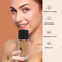 MISS LIRENN? Ultra HD High Coverage Professional Makeup Waterproof Foundation, Matte Finishing, 40 ML, Beige Color, Shade-05-thumb4