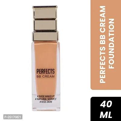 MISS LIRENN? Perfect BB Cream #Base Makeup # Natural Service # Kiss Skin Professional Makeup Waterproof Foundation, Matte Finishing, 40 ML, Beige Color, Shade-05-thumb2