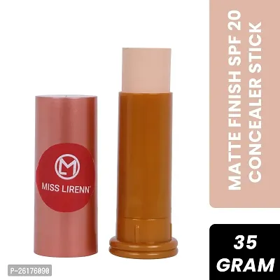 MISS LIRENN? SPF 20 Concealer Stick, Matte Finish, 35 Gram, Beige Color-thumb2