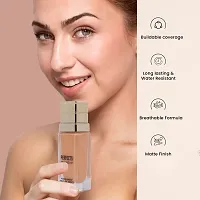 MISS LIRENN? Perfect BB Cream #Base Makeup # Natural Service # Kiss Skin Professional Makeup Waterproof Foundation, Matte Finishing, 40 ML, Beige Color, Shade-05-thumb3