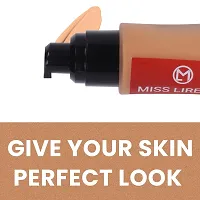 MISS LIRENN? Liquid Waterproof Foundation, Matte Finishing, 50 ML, Beige Color, Shade No-01-thumb2