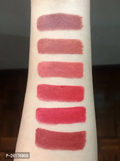 MISS LIRENN Matte Lip Gloss, Light Weight, Non-Sticky, Smudge Proof, Multicolor, Strawberry Flavour, 6 ML, Pack of 3 | Lip_Gloss_3_D2-thumb3