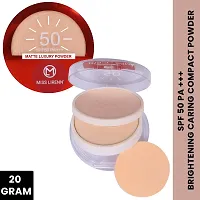 MISS LIRENN? SPF 50 PA+++ Brightening Caring Multi - Shades Matte Luxury Compact Powder, Matte Finish, Beige Color, 20 Gram,-thumb1